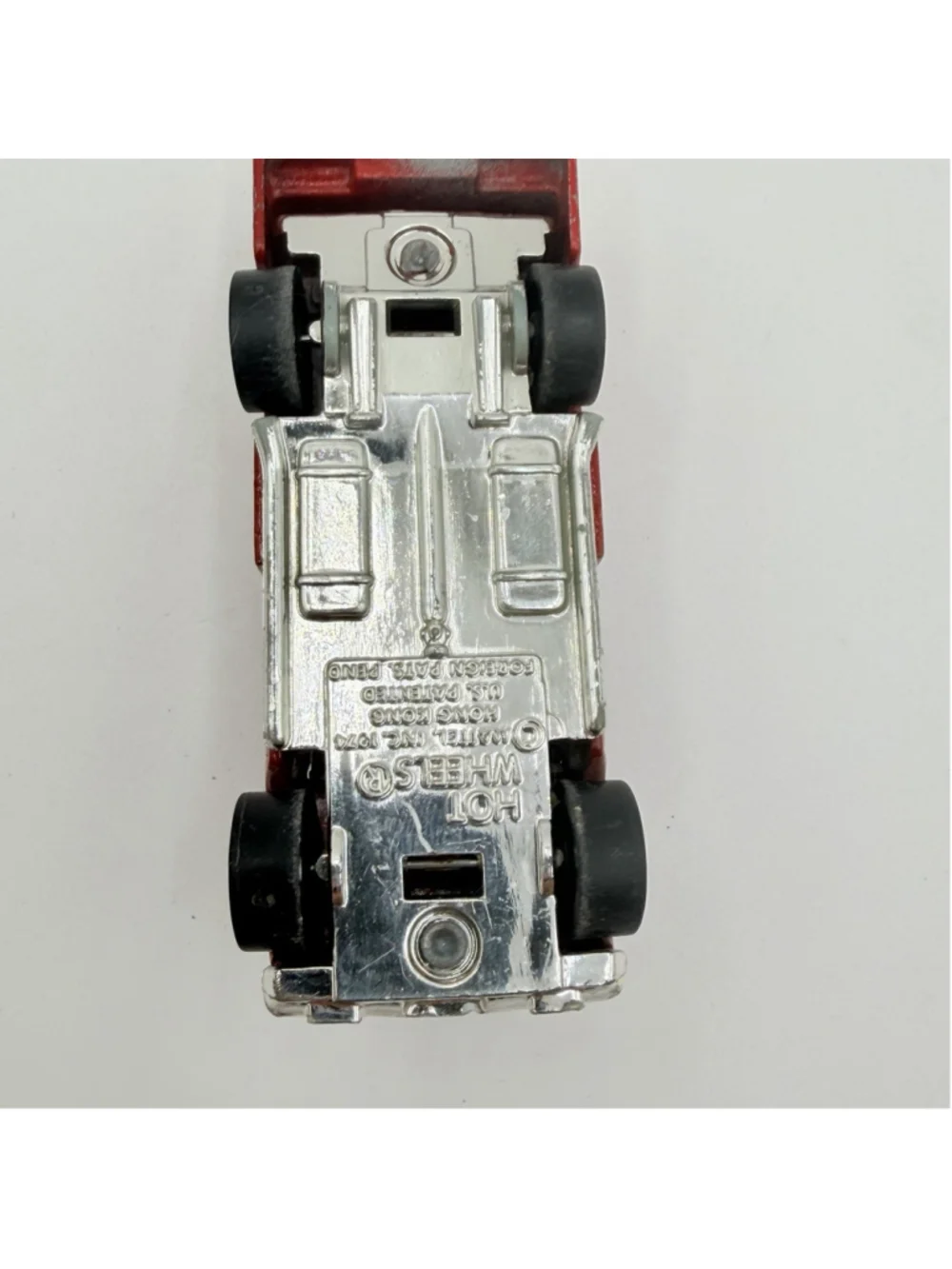 Vintage 1974 Hot Wheels Redline Emergency Squad Fire Truck Red Hong Kong